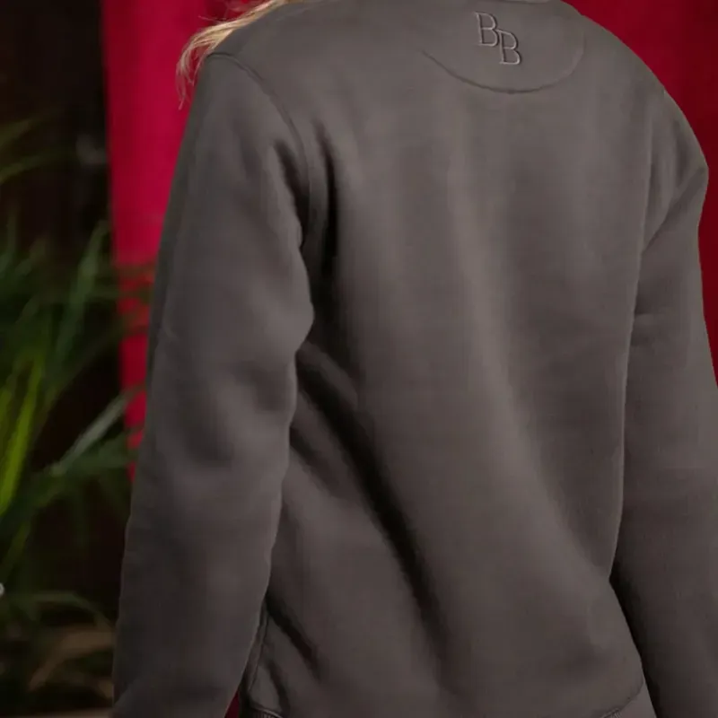 Beaumont and Bear Kingswear Limited Edition Unisex Quarter Zip Charcoal-4