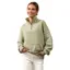 Beaumont and Bear Landscove Women's Pocketed Quarter Zip in Moss Green