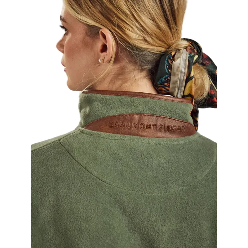 Beaumont and Bear Topsham Unisex Fleece Sage-4