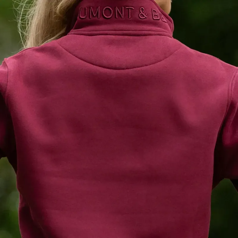 Beaumont and Bear Tuckenhay Unisex Quarter Zip Port-4