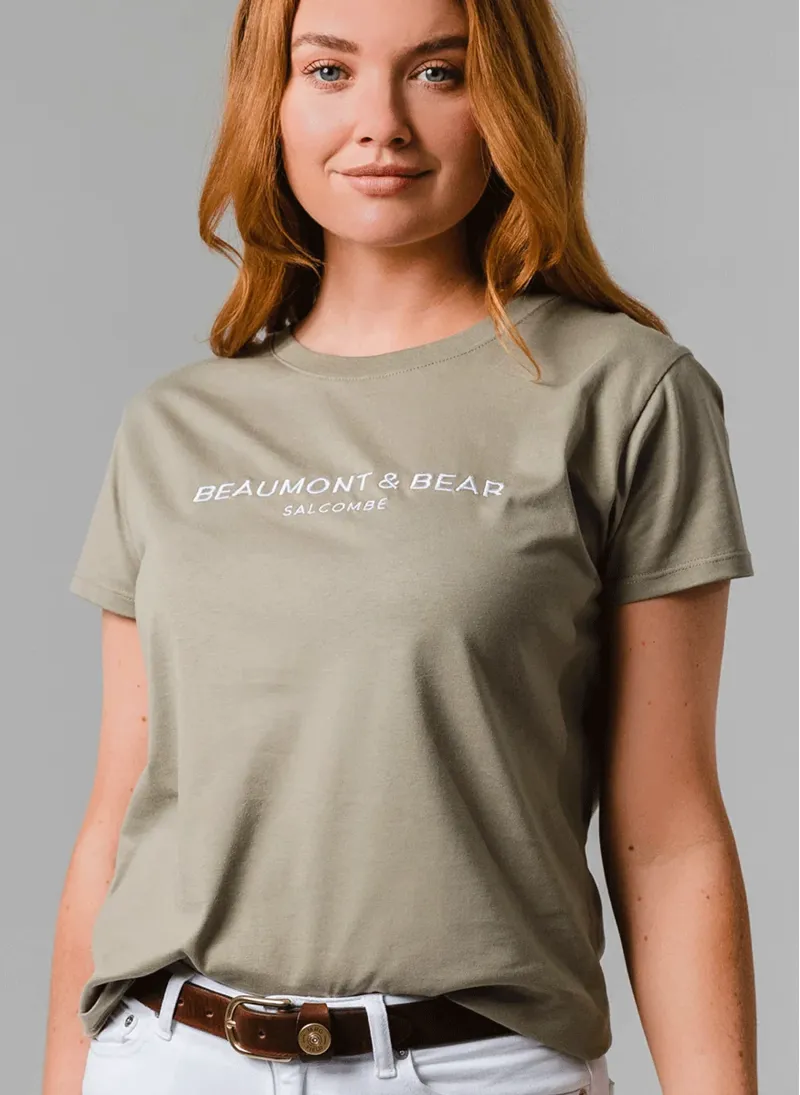 Beaumont and Bear Bolberry Ladies T-Shirt Olive