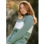 Beaumont and Bear Cliff Road Quarter Zip Sea Green