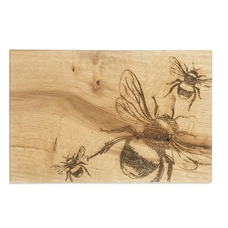 Scottish Made Bee Oak Serving Board