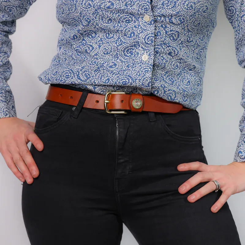 Hicks and Hides Burford Keeper Belt Cognac-2