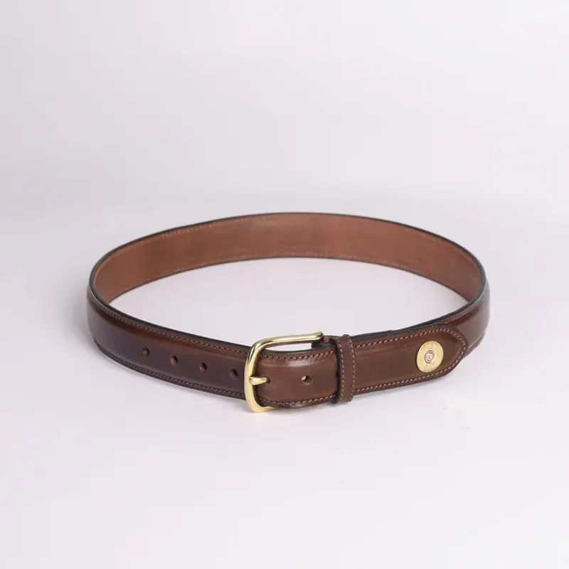 Hicks and Hides Broadway Tip Field Belt Brown