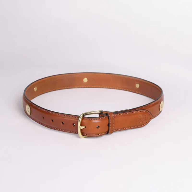 Hicks and Hides Broadway Field Belt/Multi Cognac