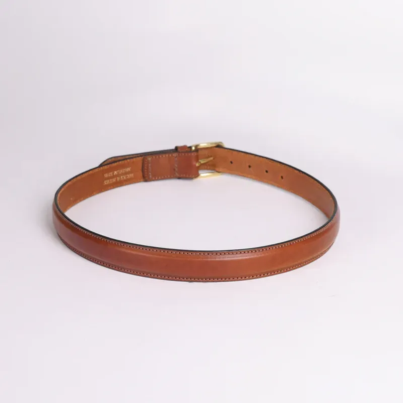 Hicks and Hides Stow Field Belt Tip Cognac-1
