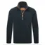 Schoffel Berkeley Fleece Quarter Zip Jumper Petrol Blue