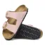Birkenstock Arizona Big Buckle Nubuck Leather Sandal Narrow in Pink