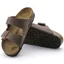 Birkenstock Arizona Birko-Flor Nubuck Regular Fit in Mocca
