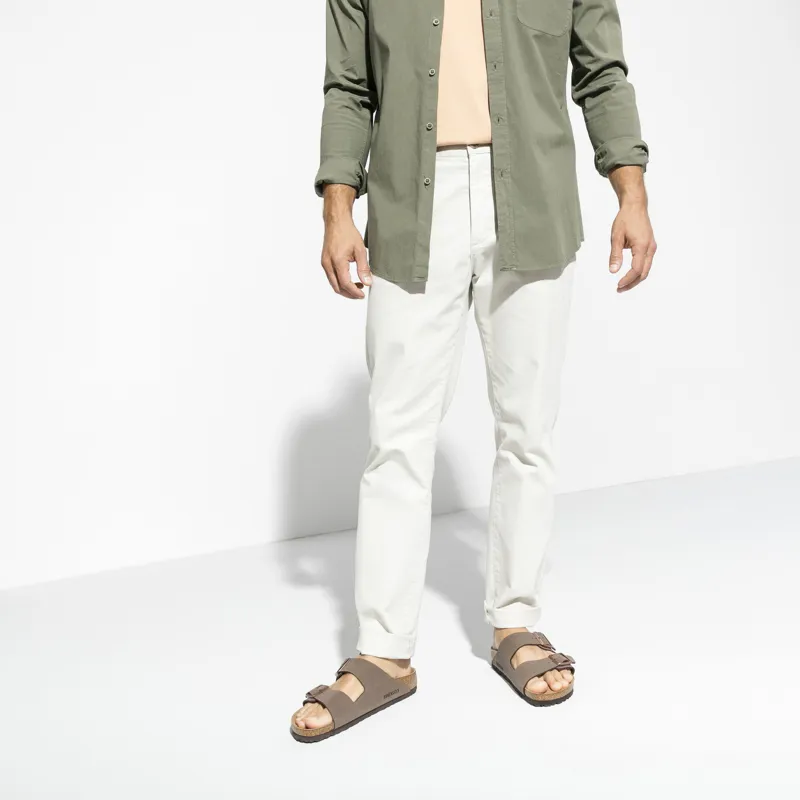 Birkenstock Arizona Birko-Flor Nubuck Regular Fit in Mocca-6