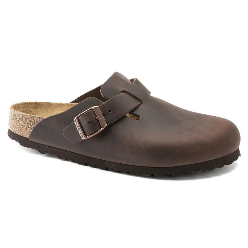 Birkenstock Boston Natural Leather Oiled in Habana-1