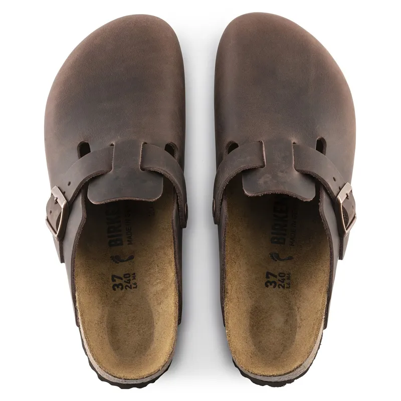 Birkenstock Boston Natural Leather Oiled in Habana-3