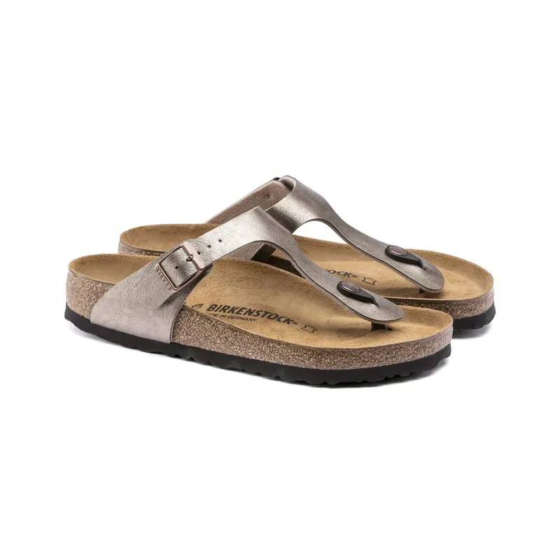 Birkenstock Gizeh Birko-Flor Graceful Taupe-1