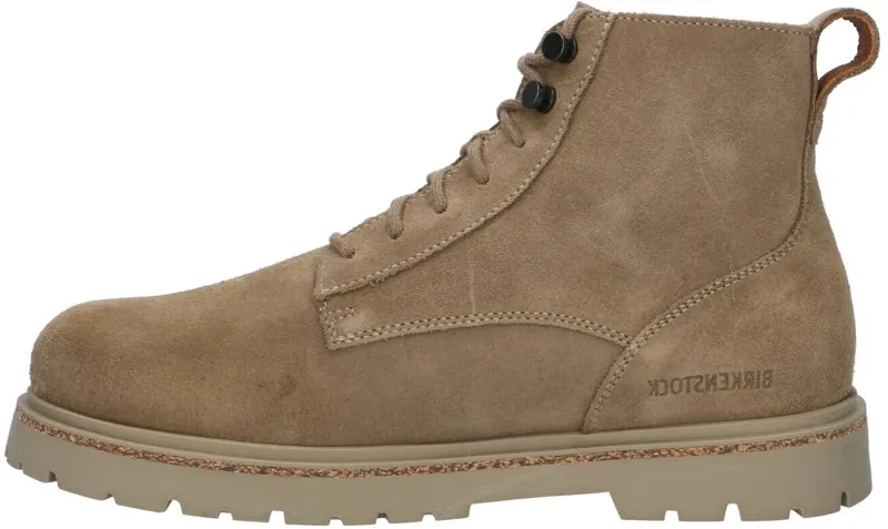 Birkenstock Highwood Lace Mid Women Suede Leather Taupe-4