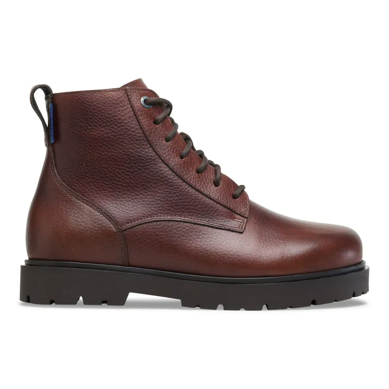 Birkenstock Highwood Lace Mid Men Natural Leather Chocolate-3