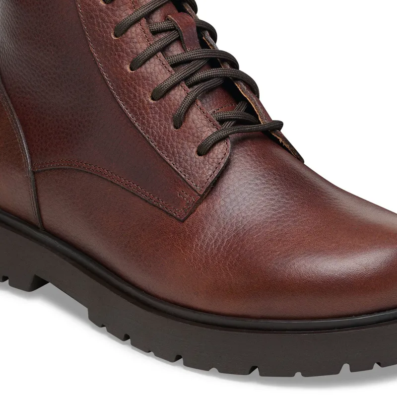 Birkenstock Highwood Lace Mid Men Natural Leather Chocolate-5