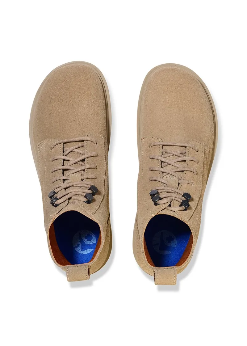 Birkenstock Highwood Lace Mid Women Suede Leather Taupe-3