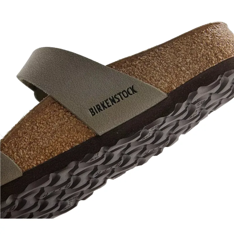 Birkenstock Ladies Mayari Birko Flor Sandals Stone-5