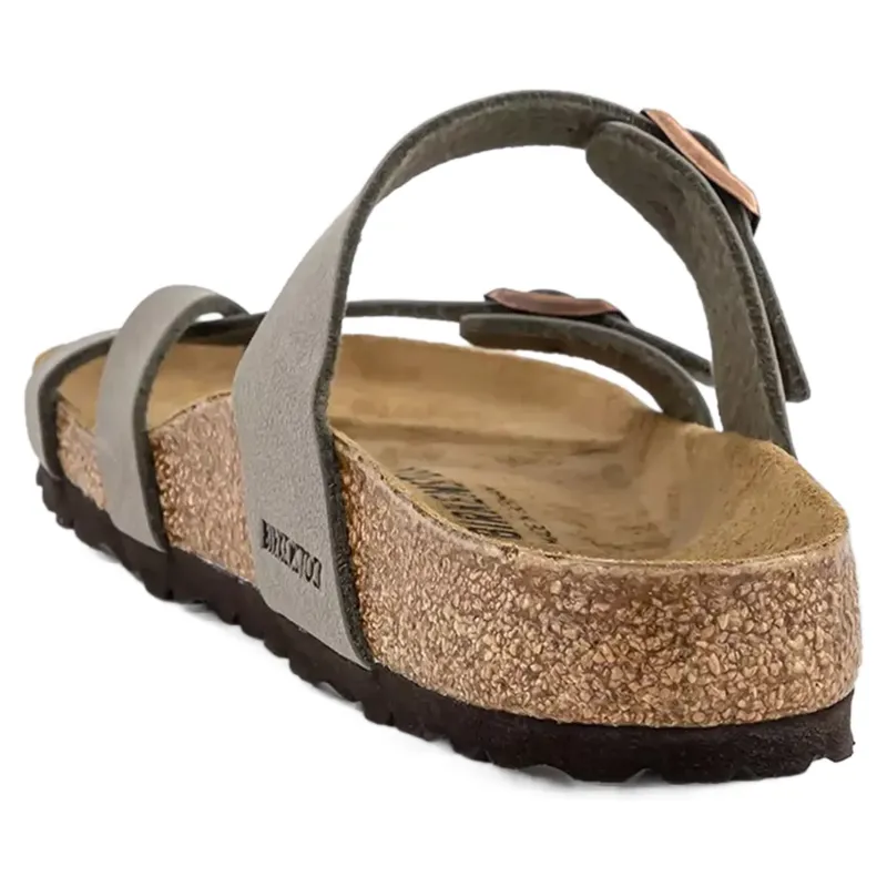Birkenstock Ladies Mayari Birko Flor Sandals Stone-7