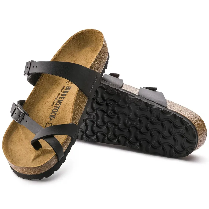 Birkenstock Mayari Birko-Flor Narrow Fit Sandal in Black