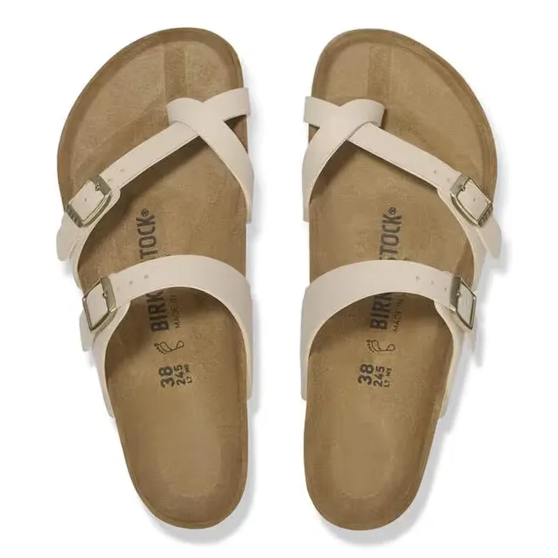 Birkenstock Mayari Birko-Flor Narrow Fit Sandal in Sandcastle-3