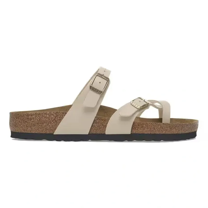 Birkenstock Mayari Birko-Flor Narrow Fit Sandal in Sandcastle-4