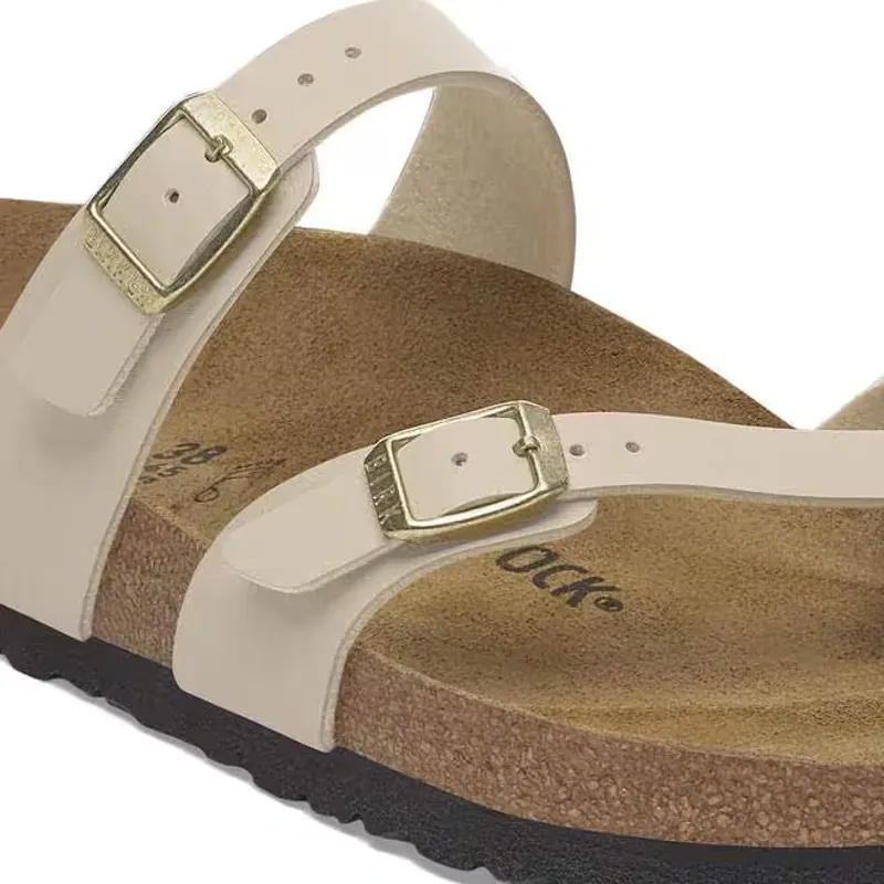 Birkenstock Mayari Birko-Flor Narrow Fit Sandal in Sandcastle-5