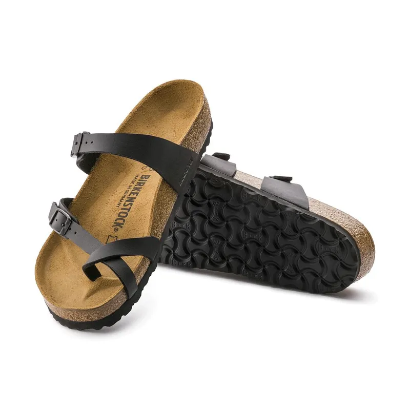 Birkenstock Ladies Mayari Birko Flor Sandals Black