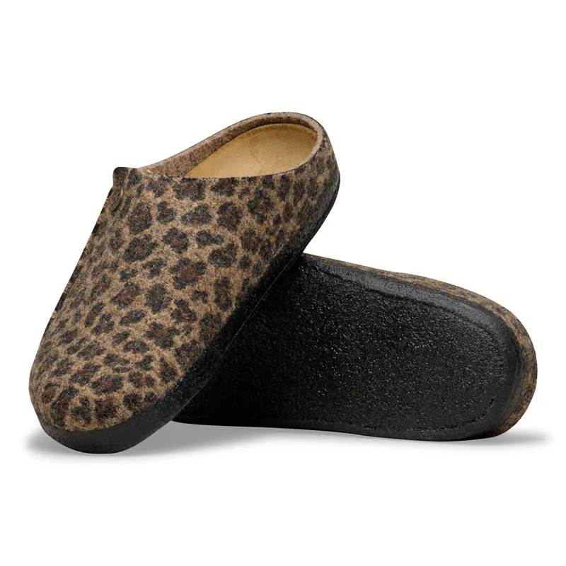 Birkenstock Zermatt Wool Felt Leo Regular Fit in Toffee Melange