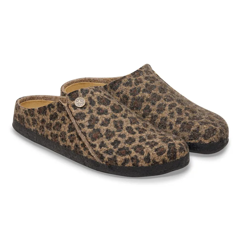 Birkenstock Zermatt Wool Felt Leo Regular Fit in Toffee Melange-2