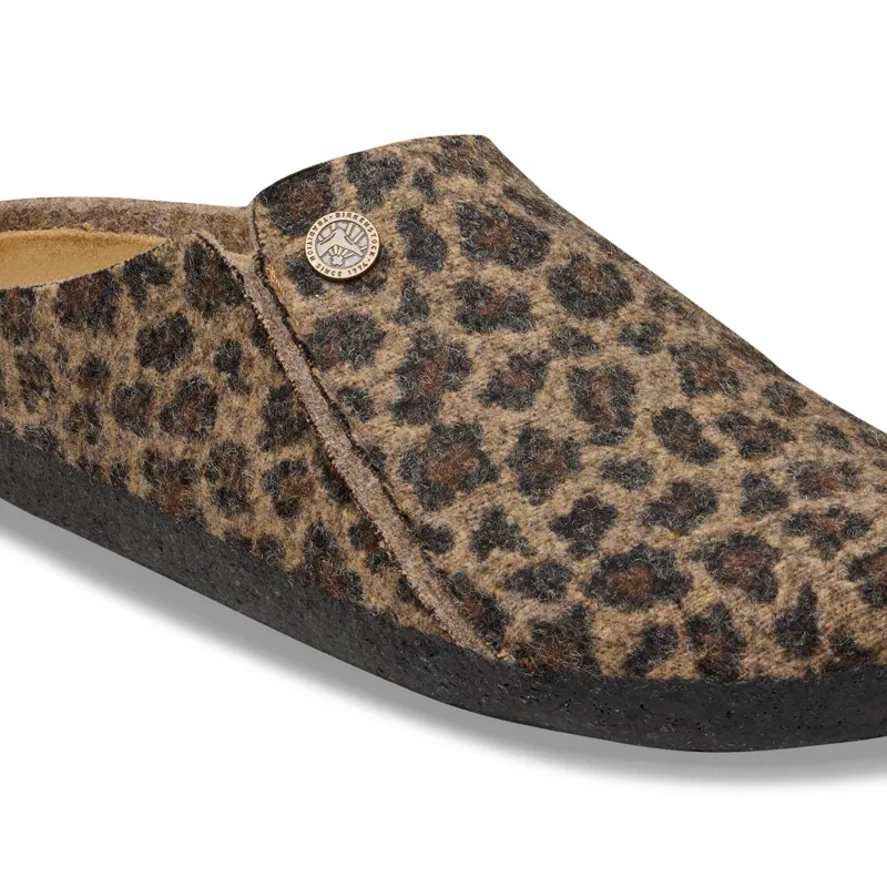 Birkenstock Zermatt Wool Felt Leo Regular Fit in Toffee Melange-5