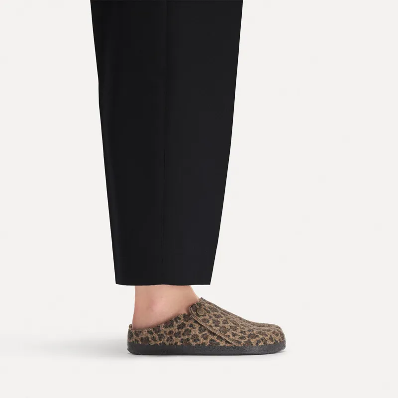 Birkenstock Zermatt Wool Felt Leo Regular Fit in Toffee Melange-6