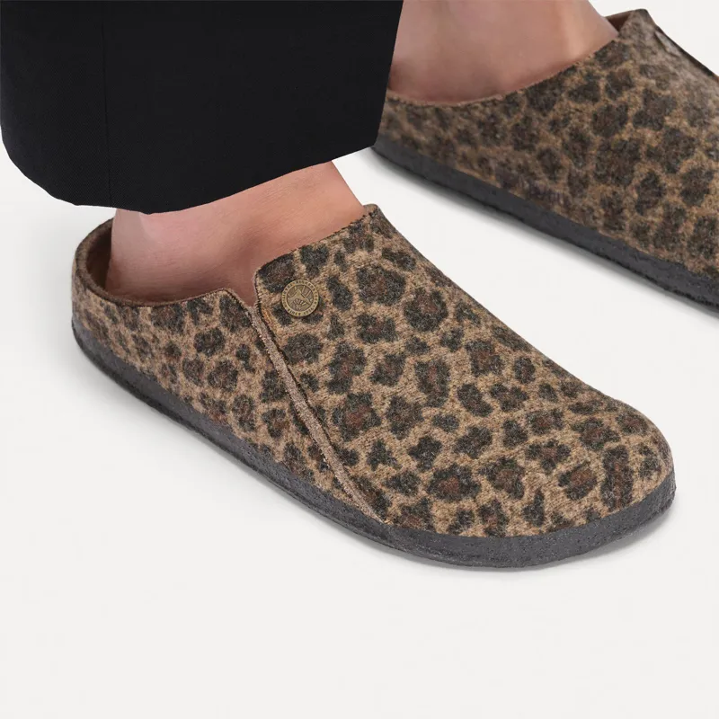 Birkenstock Zermatt Wool Felt Leo Regular Fit in Toffee Melange-7