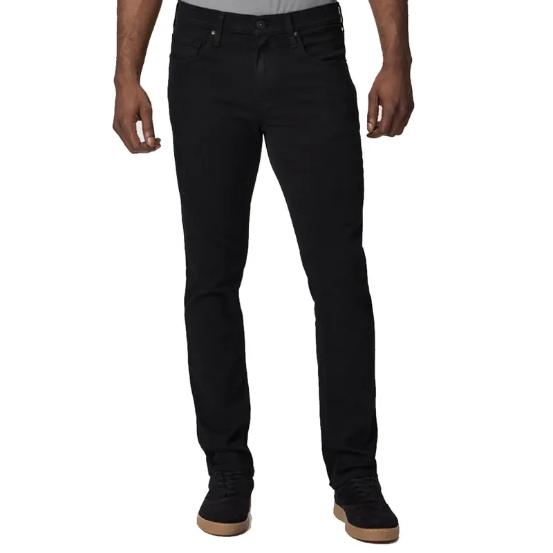 Paige Transcend Federal Slim Straight Jeans Black Shadow