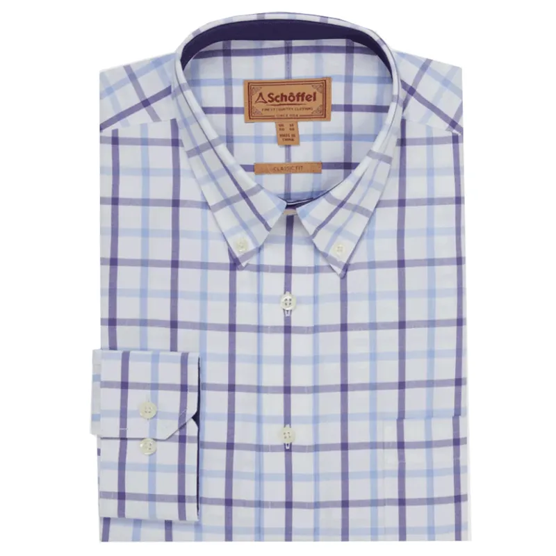 Schoffel Brancaster Classic Shirt Bramble Check