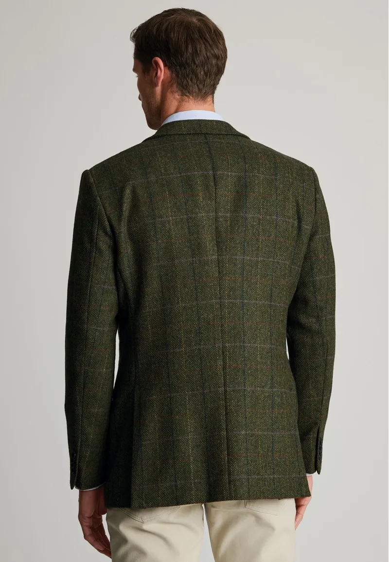 Brook Taverner Aston Green Check British Wool Jacket-1
