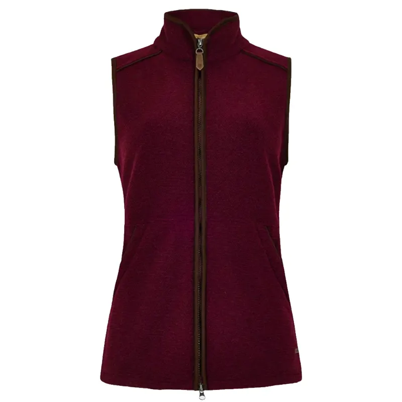 Dubarry Carbury  Fleece Gilet Oxblood