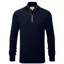Schoffel Calton Cotton Cashmere Cable Quarter Zip Jumper Navy