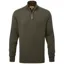 Schoffel Calton Cotton Cashmere Quarter Zip Jumper Loden Green