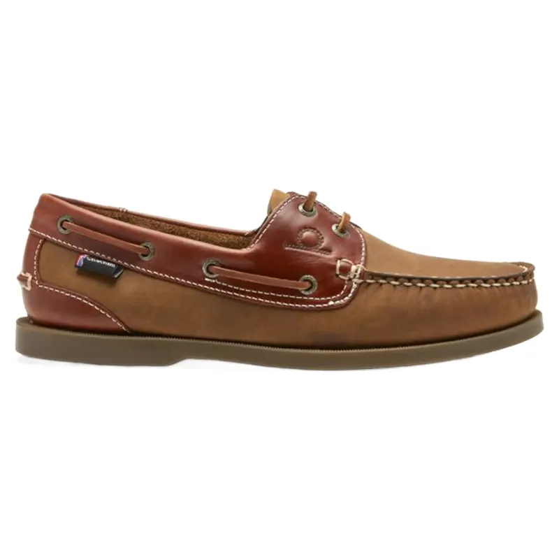 Chatham Bermuda II G2 - Men's Leather Boat Shoes Walnut/Seahorse-1