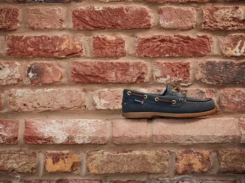 Chatham Deck Lady II G2 Premium Leather Boat Shoes Blue-5