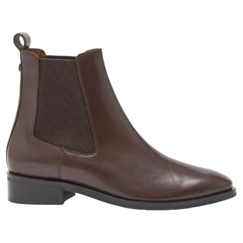 Chatham Footwear Allerton Premium Leather Chelsea Boots in Dark Brown