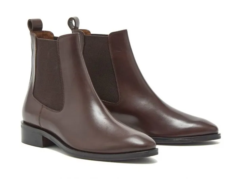Chatham Footwear Allerton Premium Leather Chelsea Boots in Dark Brown-2