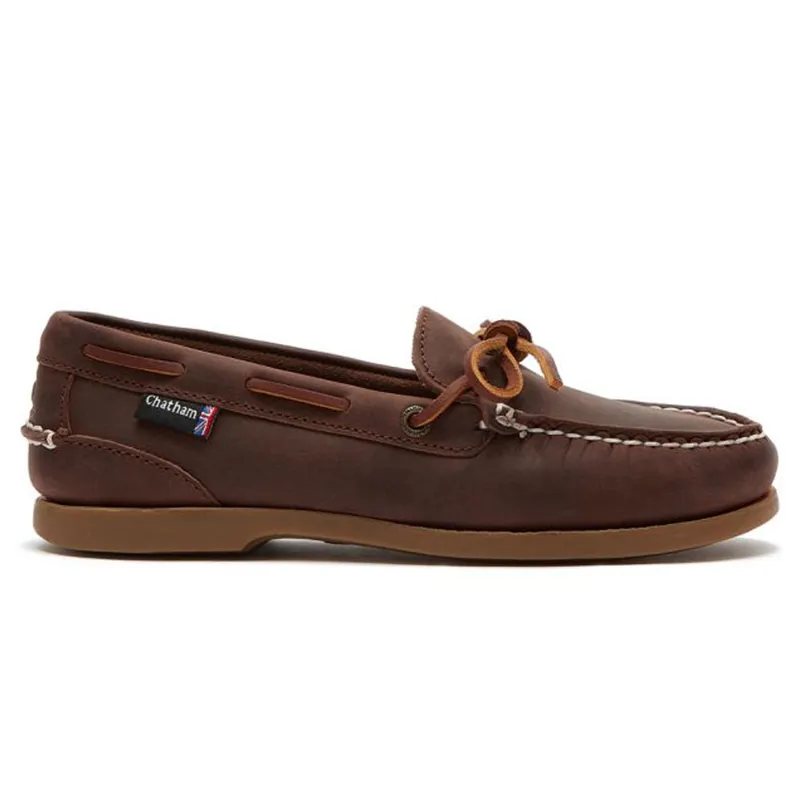 Chatham Olivia Ladies G2 Nubuck Deck Shoes Chocolate-3
