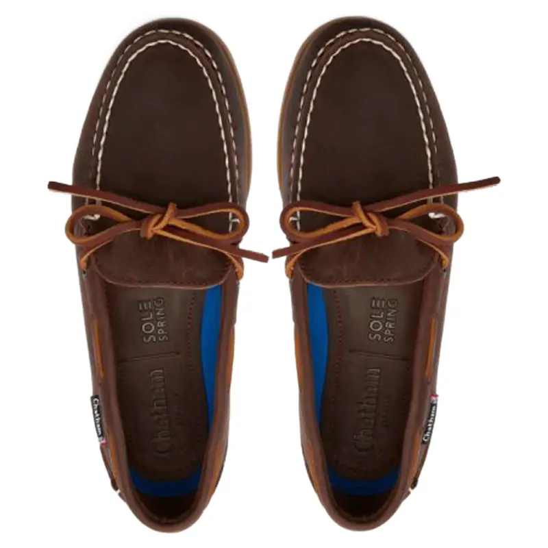 Chatham Olivia Ladies G2 Nubuck Deck Shoes Chocolate-1