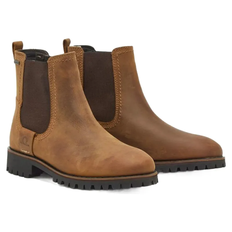 Chatham Olympia II - Ladies Premium Leather Waterproof Chelsea Boots Walnut