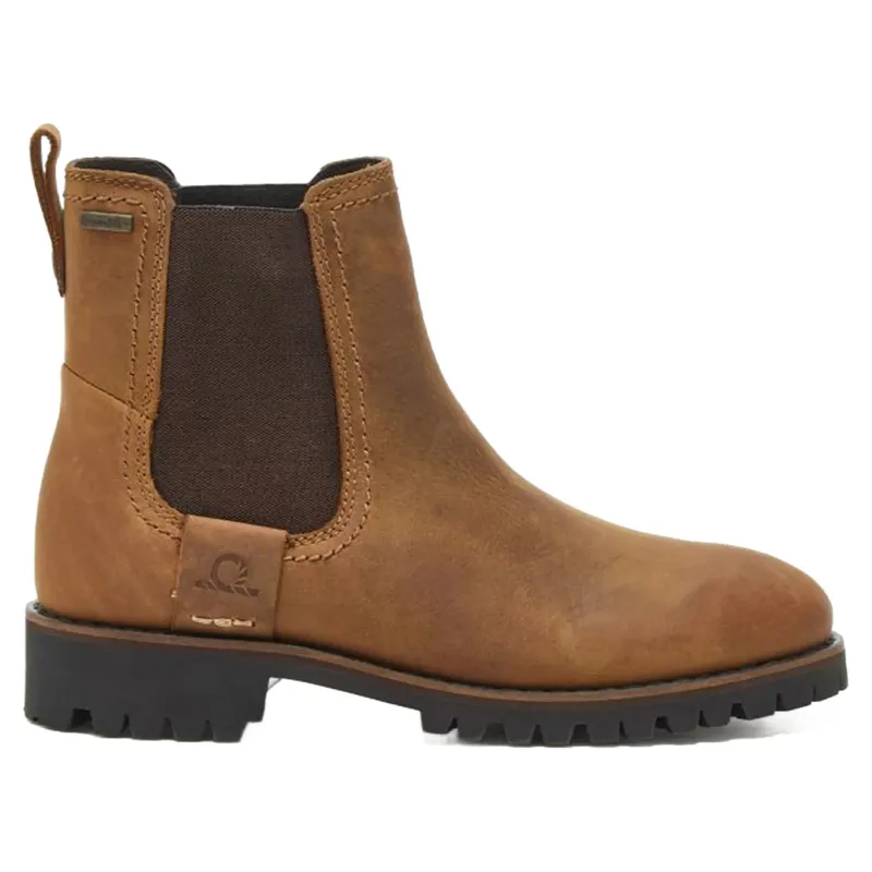 Chatham Olympia II - Ladies Premium Leather Waterproof Chelsea Boots Walnut-1