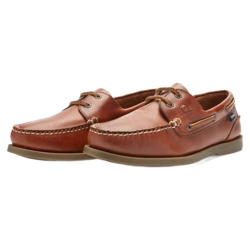 Chatham The Deck II G2 Men's Premium Leather Deck Shoes Chestnut