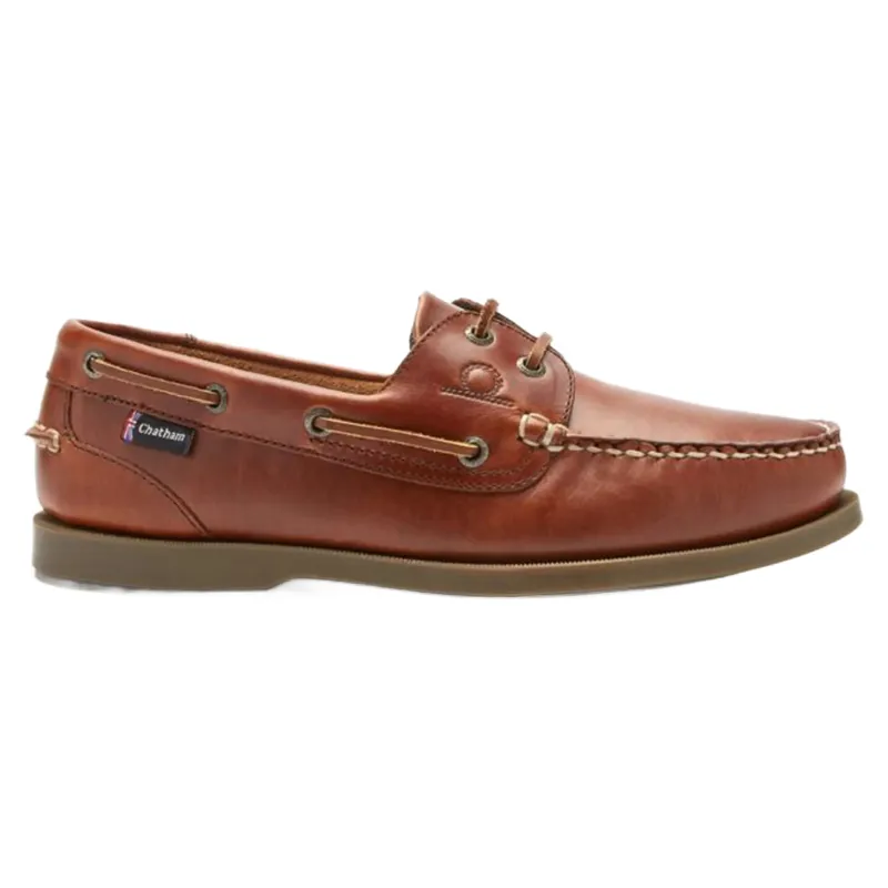 Chatham The Deck II G2 Men's Premium Leather Deck Shoes Chestnut-1